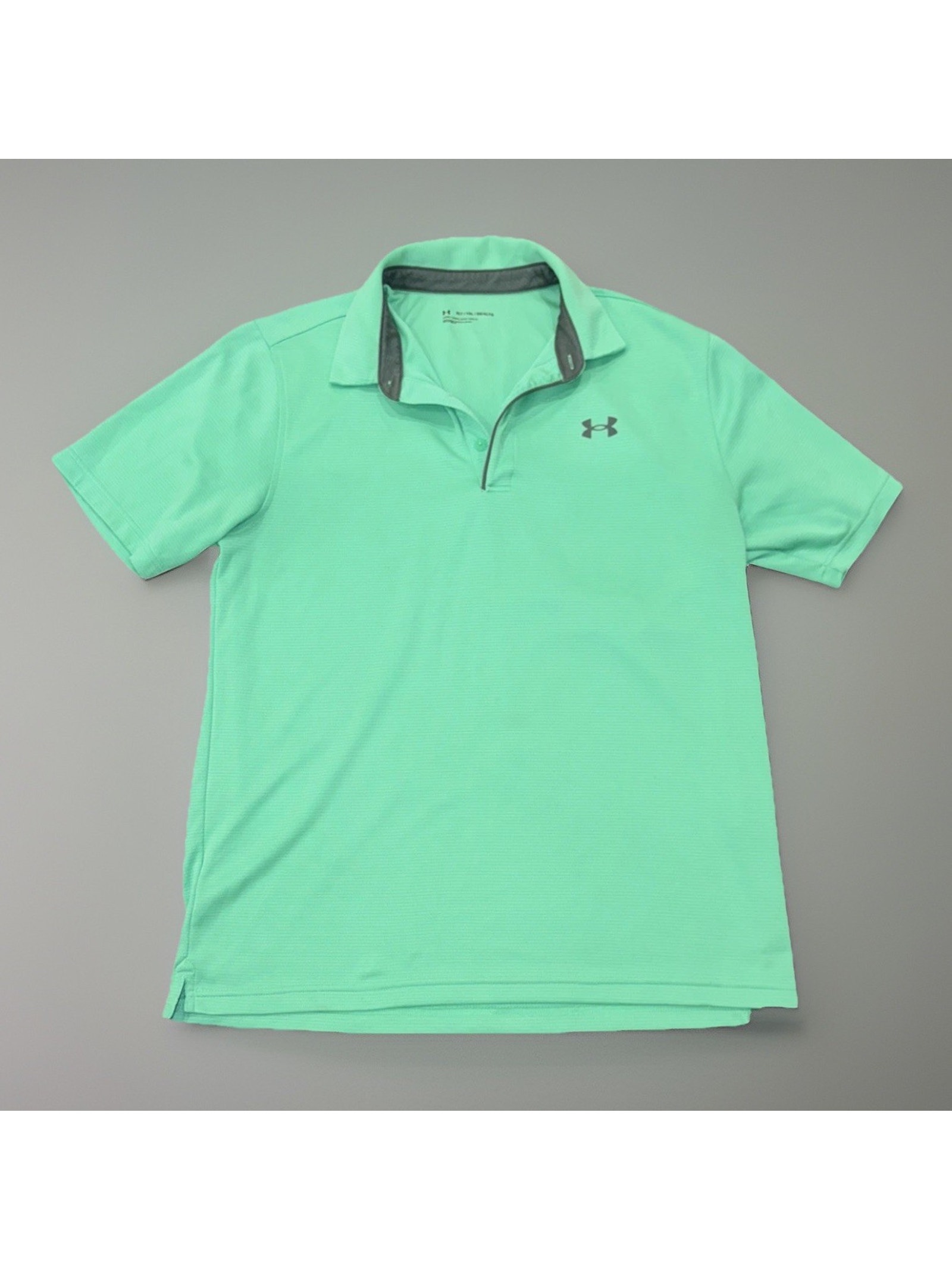 Under Armour Green Short Sleeve Polo Collared Size Xl